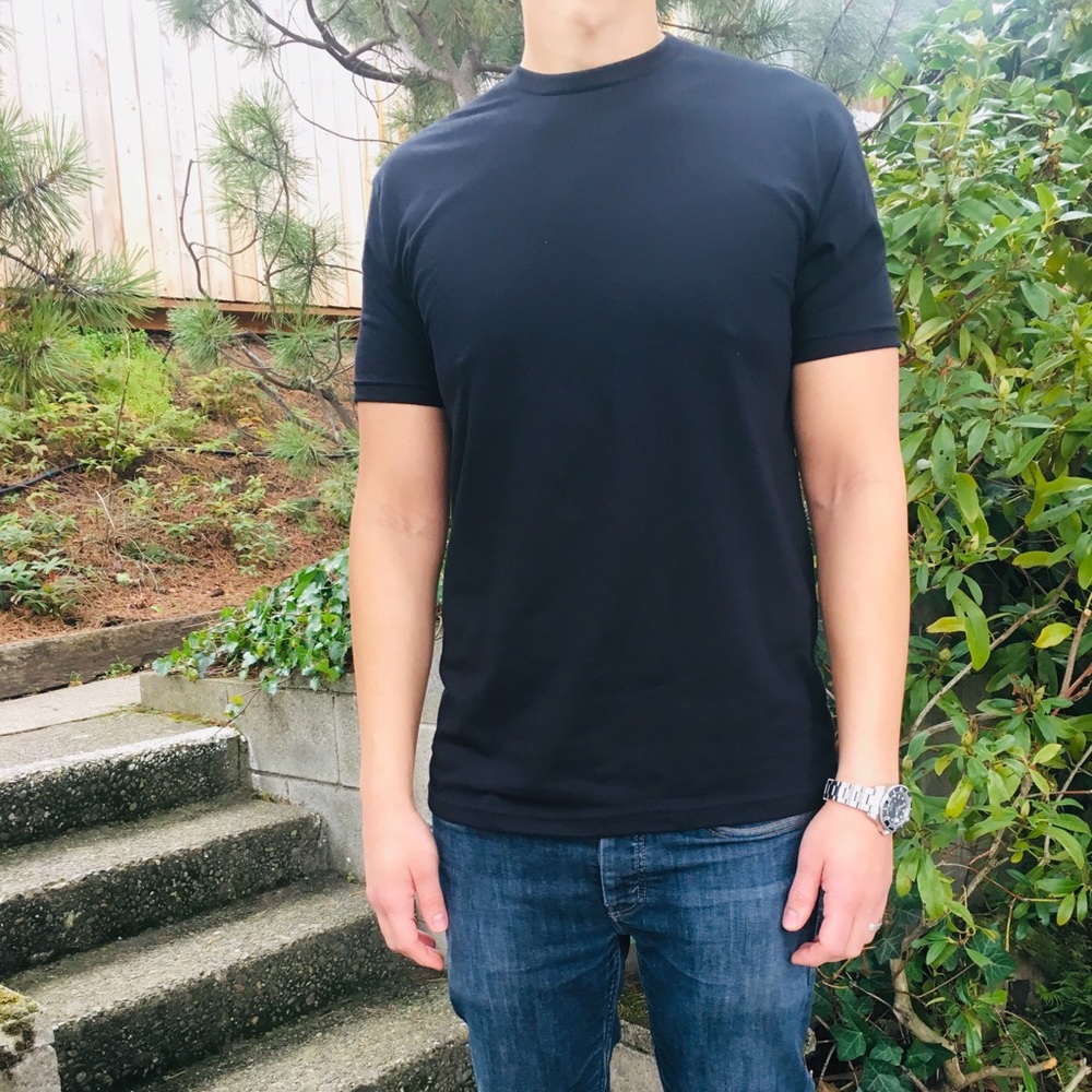 Black. SOFT and STRETCHY Men’s t-shirt.